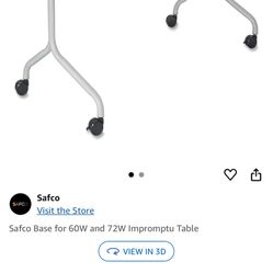 Safco Base for 60W and 72W Impromptu Table