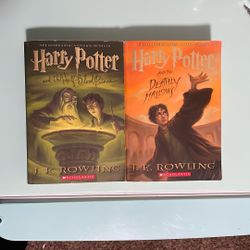 Harry Potter Books 6 And 7 - Half Blood Prince And The Deathly Hallows