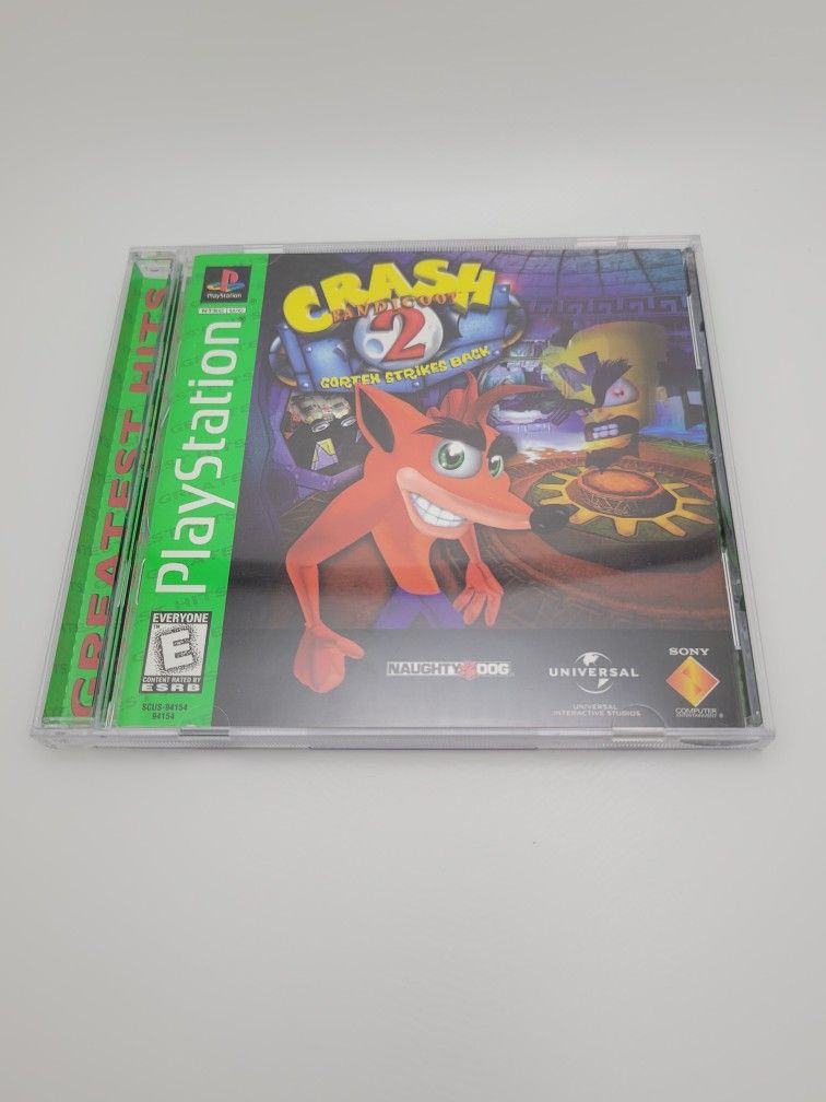 Crash Bandicoot 2:Cortex Strikes Back Playstation 1 PS1 Game For Sale