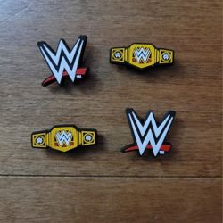 Lot Of 4 WWE Shoe Charms 