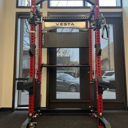 Vesta Fitness New Half Squat Rack |Functional Trainer|400 Weight Stack|Gym Equipment|Free Delivery 
