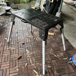 Collapsible Metal Workshop Table
