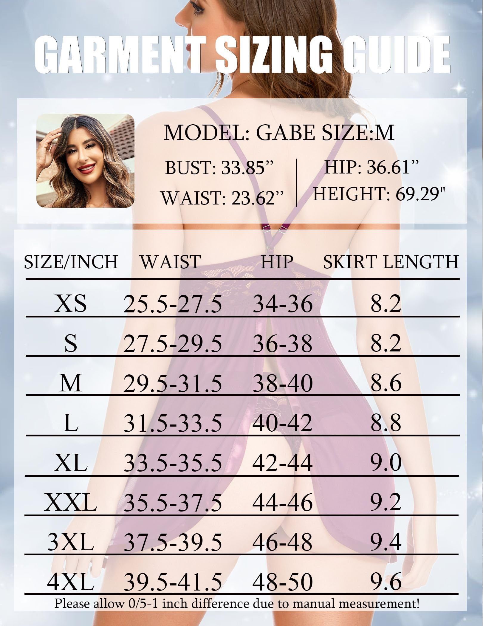 Avidlove Women Lingerie Lace Babydoll Strap Chemise Halter Teddy V Neck Mesh Nightgown