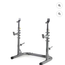 Weider XRS 20 Olympic Squat Rack with 300 Lb. Weight Limit
