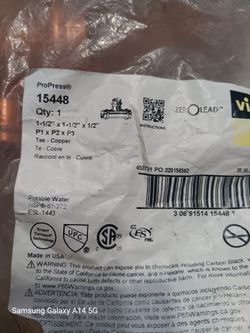 Viega Propress TEE And Couplings