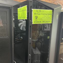 MSI Aegis R Gaming Desktop Intel Core i7-13700F 2.10GHz 16 Cores 32GB RAM 1TB SSD 2TB HDD 12GB GPU
