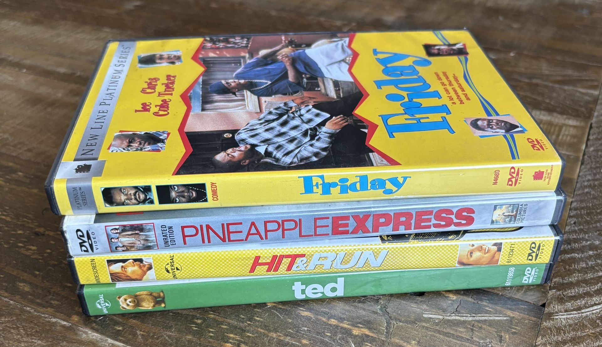Friday, Pineapple Express, Ted, Hit And Run
