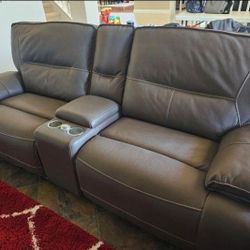 Living Spaces Recliner Loveseat and Sofa