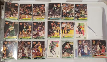 Basketball trading cards 1990 to 1993