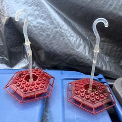 2 Hummingbird Feeders Both $5