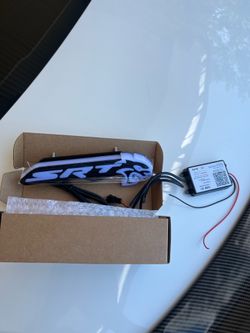 SRT Hellcat Front Grille Badge/Emblem Light Up Led RGBw Bluetooth Controlled