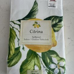 New Beautiful Tablecloth 60” X 104”