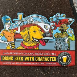 Bristol Brewing Embossed Tin Sign