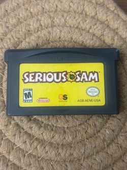 Serious Sam Game Boy Advance Cartridge