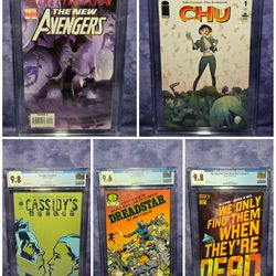Graded Comic Books • CGC • Boom, Clover, Epic, Image, Marvel 