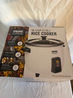 Brand New In Box, Prime Cuisine 16-Cup Rice Cooker