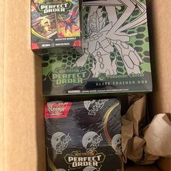 Perfect Order Pokemon Center Etb/Booster Box/Booster Bundle