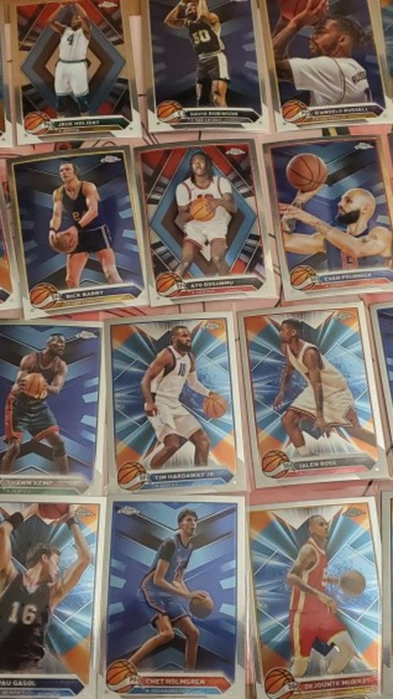 Topps Chrome Basketball Lot Near Mint