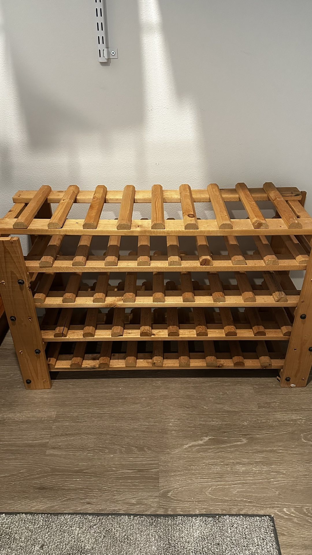 Homemade Wine Rack