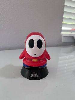 Super Mario Shy Guy Light – 10cm LED Character Light, Battery Powered