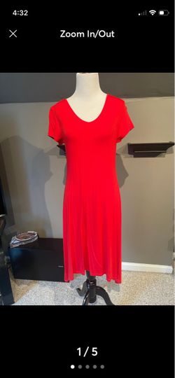 Cute red dress by Chicos