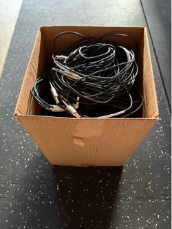 Mixed 1/4” Audio/ Drum/ Instrument Cables