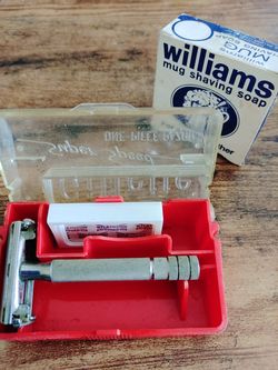 Gillette razor & soap