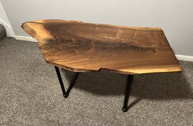 Live Edge Wooden Coffee Table