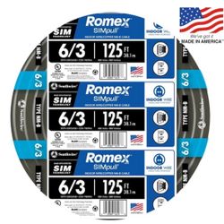 New Romex Wire 6/3