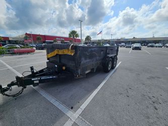 Used, dump Trailer 7x14 "2007" one owner,100% functional has some minor rust, clean documentation in hand ✋️ READ DESCRIPTION FIRST, LEA PRIMERO.
