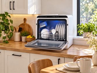 🔥 BRAND NEW PORTABLE COUNTERTOP DISHWASHER – COMPACT & POWERFUL! 🔥