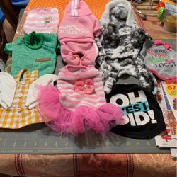 Extra Small Pet Clothes,all Brand New