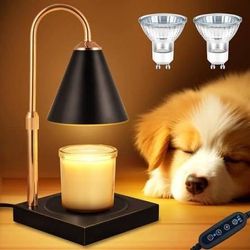 Black and Gold Candle Warmer Lamp