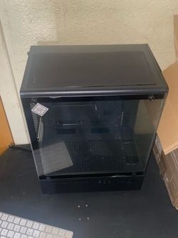 Black Mini-ITX PC Case Tempered Glass