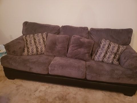 Soft grey couch