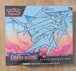 Pokemon Chaos Rising Pokemon Center PC ETB