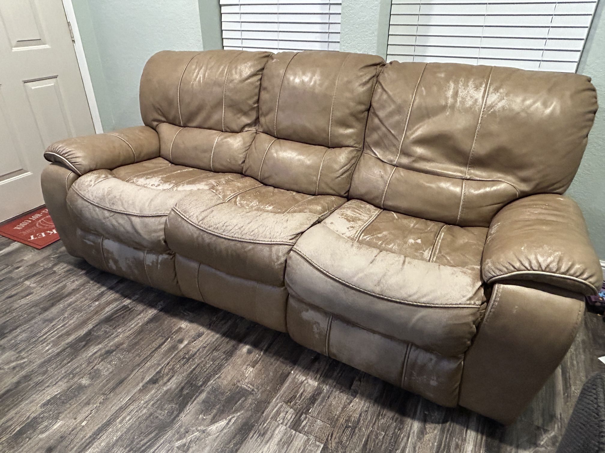 Free Leather Recliner Couch