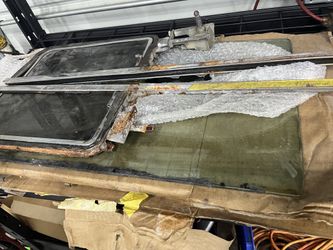 55 Chevy 2 Door Post Glass