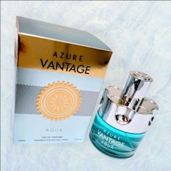 Azure Vantage Aqua Eau de Parfum Secret Plus for Men
3.4Fl. Oz.100ml. New in original box.