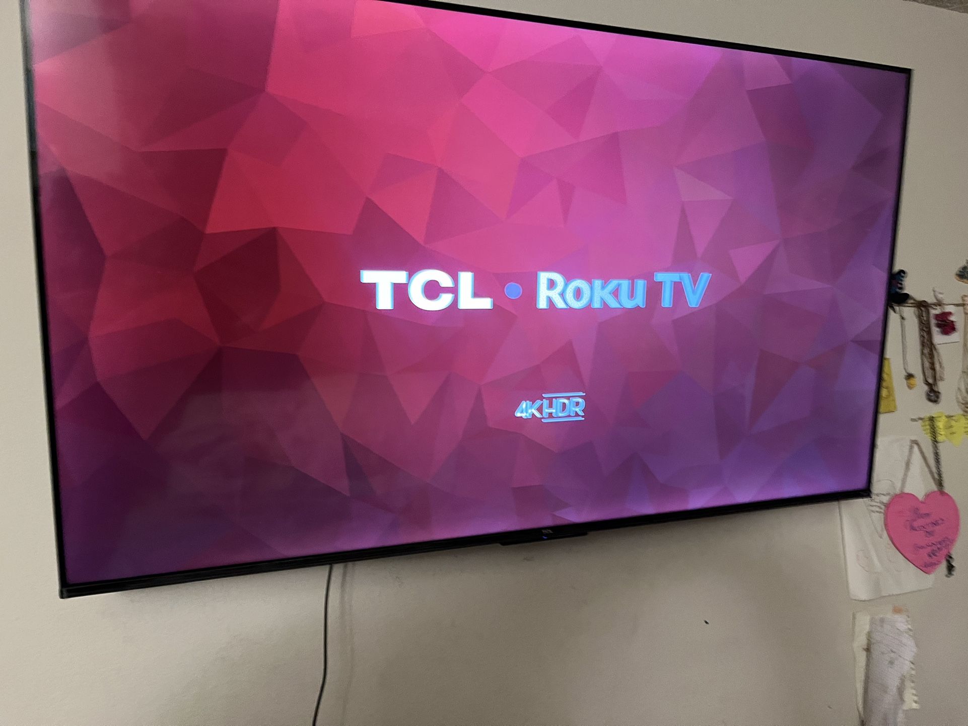 TCL Tv Barely Used 55 Inch 