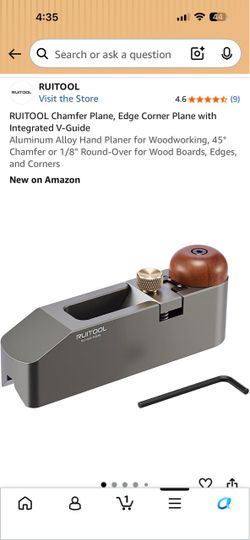 RUITOOL Chamfer Plane Edge Corner Plane with V-Guide