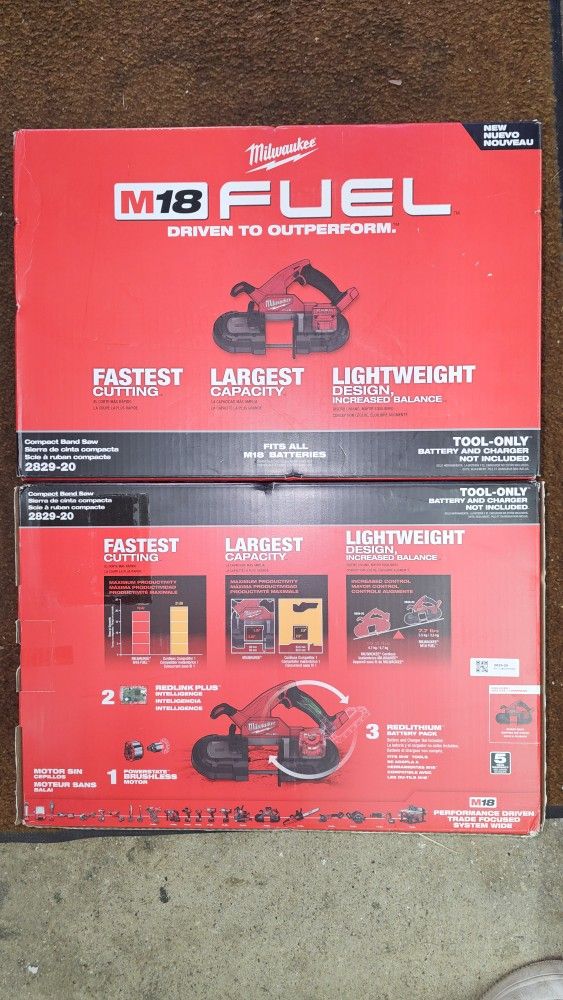 Milwaukee
M18 FUEL 18V Lithium-Ion Brushless Cordless Compact Bandsaw (Tool-Only)