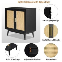 New Rattan Cabinet Sideboard Nightstands 