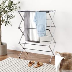 Metal Chrome Drying Rack ((Easy To Set Up