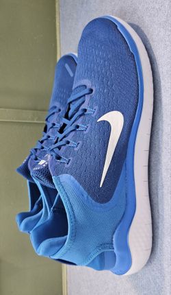 Nike Free RN Running Shoes Mesh Blue & White Size 11
