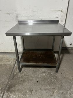 36x30 Stainless Steel Prep Table 