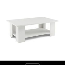 COFFEE TABLE NEW IN BOX WHITE COLOR