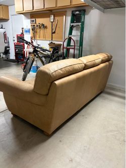 Leather couch