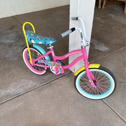 Girls Bicycle 16 Inch Wheels (Training Wheels Included)