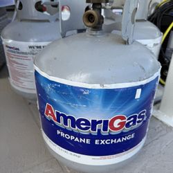 Three Amerigas Propane Tanks